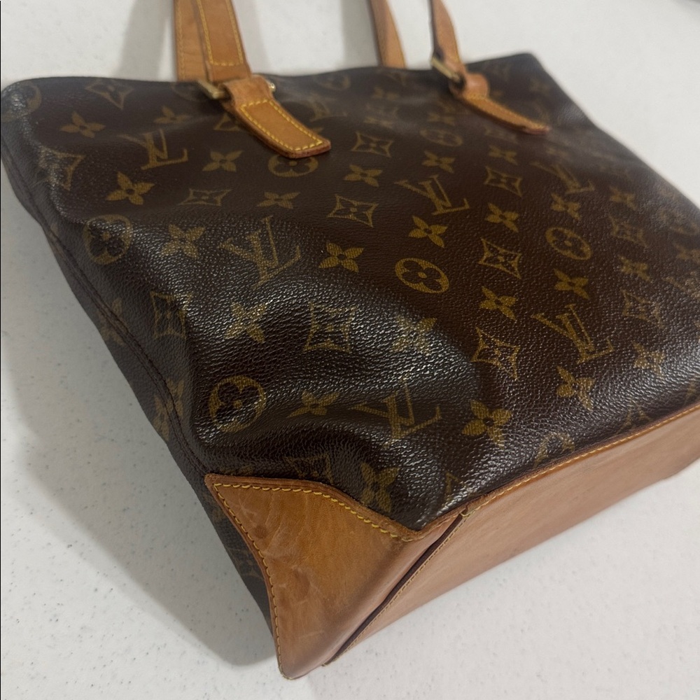 Louis Vuitton Cabas Piano Brown and Gold Monogram Tote Authentic - Picture 4 of 16